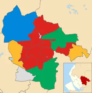 2019 results map