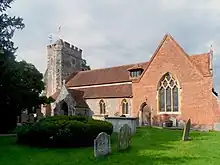 church with graveyard