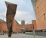 Paradigm, statue located outside the Francis Crick Institute.