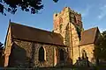 St Peters Church in Wrockwardine, South West Aspect.