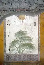 Fresco of a tree