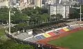 Originally only the lower stands were built but in later years the upper stands were added.