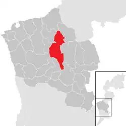 Location within Oberwart district