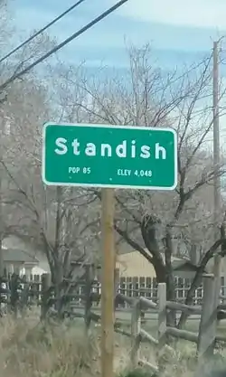 Standish sign