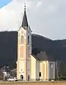 St. James' Church in Stanežiče