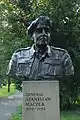 Bust of General Maczek, Kraków, Poland