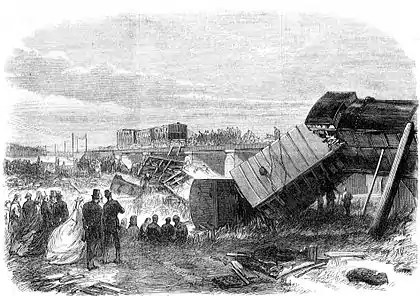 Staplehurst rail crash, 9 June 1865