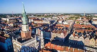 Skyline of Poznań