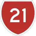 State Highway 21 shield}}