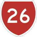 State Highway 26 shield}}