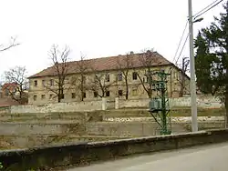 Castle building waiting for reconstruction