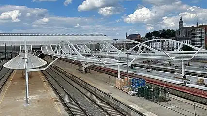 View of the platforms