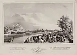 Train begins operating, 1839