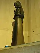 'Mary, the woman of Faith', bronze, by Terry Jones, Clifton Cathedral