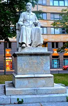 Image 19Statue of Robert Koch, father of medical bacteriology, at Robert-Koch-Platz (Robert Koch square) in Berlin (from History of medicine)