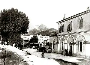 View of the passenger buildings