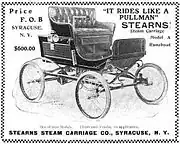 1903 Stearns Runabout advertisement