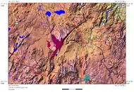 Steens Mountain, McDermitt volcanic field and Oregon/ Nevada stateline.