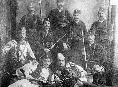 Stefan Nedić-Ćela's unit, 1912–13