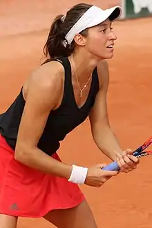 Luisa Stefani was part of the 2023 winning mixed doubles team.