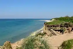 Ahrenshoop − steep coast, peninsula of Fischland-Darß-Zingst