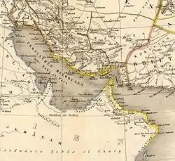 Location of Persian Gulf Residency