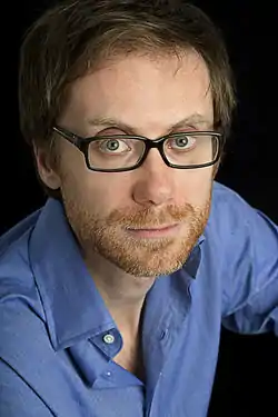 Image 5Stephen MerchantPhoto: Carolyn DjanoglyStephen Merchant (b. 1974) is an English writer, director, radio presenter, comedian, and actor. He is best known for his collaborations with Ricky Gervais, with whom he co-wrote and co-directed the popular British sitcom The Office, co-hosts The Ricky Gervais Show, and co-wrote, co-directed, and co-starred in Extras.More selected portraits