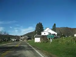 Entering Steuben from the south on WIS 131