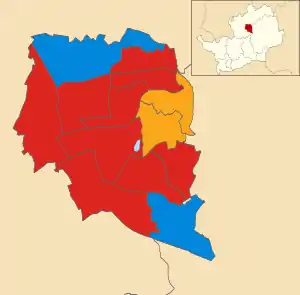 2019 results map