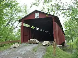 Stillwater Covered Bridge No. 134 crosses Fishing Creek in Stillwater