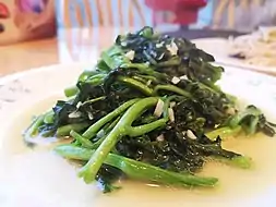 Stir fried watercress