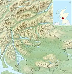 Loch Dubh is located in Stirling