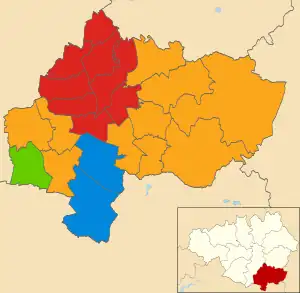 2019 results map