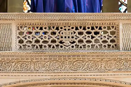 Filagree balcony of the rood screen