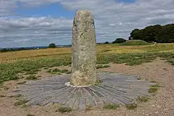 The Lia Fáil on the hill of Tara