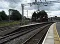 Looking south, with the line to Colwich to the left and Norton Bridge to the right