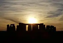 Image 21Stonehenge, Wiltshire at sunset (from Culture of the United Kingdom)