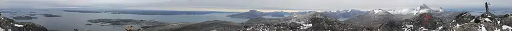 View from the mountain Ukkusissaq