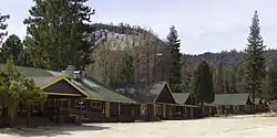 Store and cabins at Johnsondale