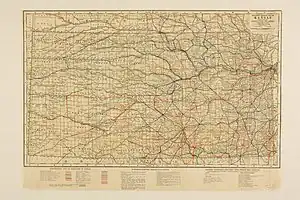 Image 31915–1918 Kansas railroad map (from Kansas)