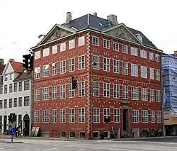 The Rhode House on the corner of Strandgade