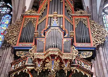 The buffet of the organ