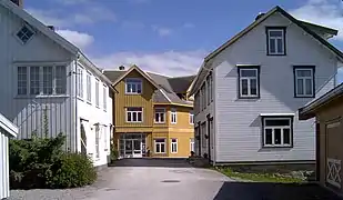 Typical street and houses