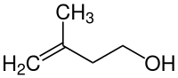 Structural formula of isoprenol