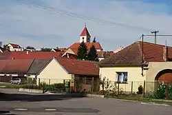 View towards the Church of Saint Dominic