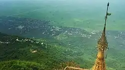 Zin Kyaik town seen from Mount Zin Kyaik