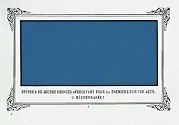 Stupeur de jeunes recrues apercevant pour la première fois ton azur, O Méditerranée! [Astonishment of young naval recruits seeing for the first time your blue, O Mediterranean Sea!]