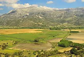 Landscape of Stymfalia with Mount Kyllini