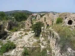 Remains of the Suba village square and surrounding buildings, formerly the Belmont Castle courtyard