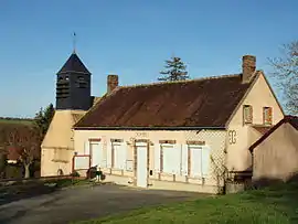 The town hall in Subligny